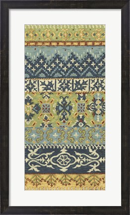 Framed Eastern Embroidery II Print