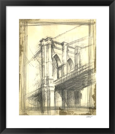 Framed Brooklyn Bridge Print