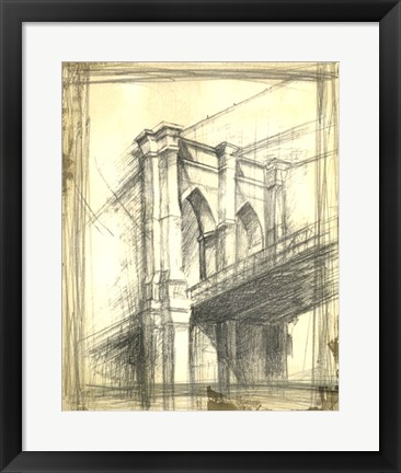 Framed Brooklyn Bridge Print