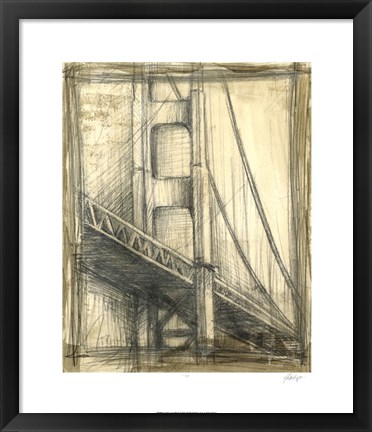 Framed Golden Gate Bridge Print