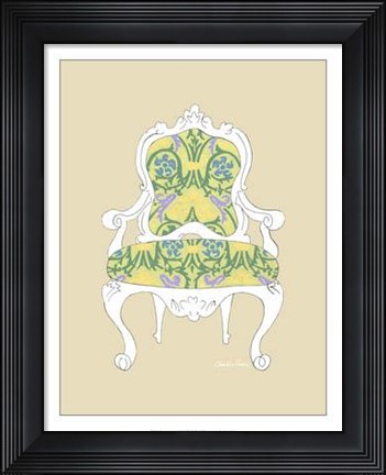 Framed Decorative Chair II Print