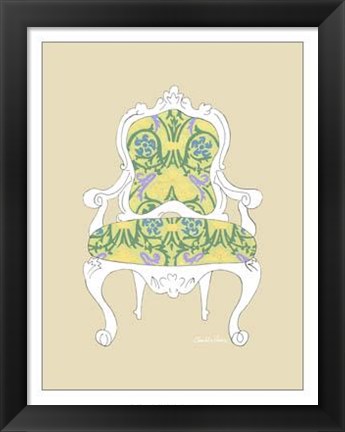 Framed Decorative Chair II Print