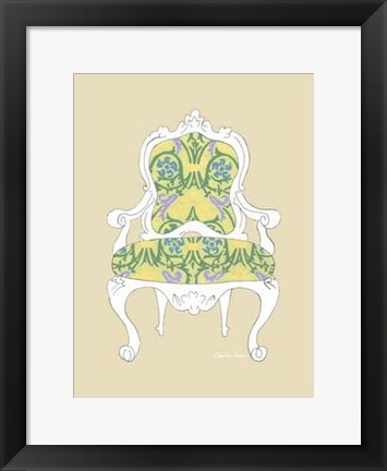 Framed Decorative Chair II Print