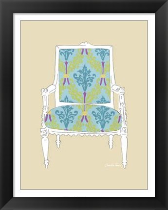 Framed Decorative Chair III Print