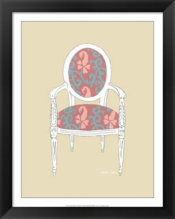 Framed Decorative Chair IV Print