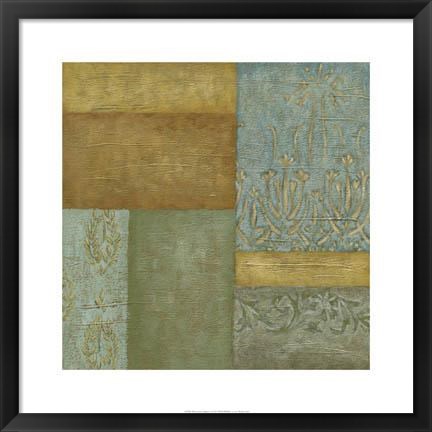 Framed Mediterranean Tapestry II Print