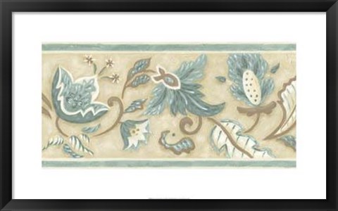 Framed Crewelwork Panel I Print