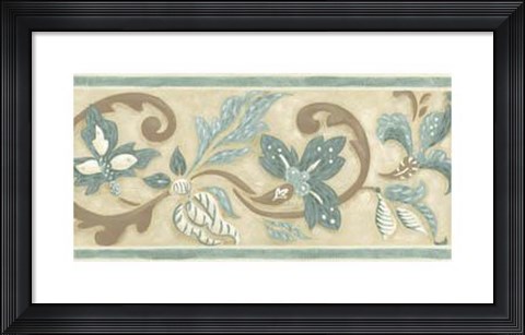 Framed Crewelwork Panel II Print