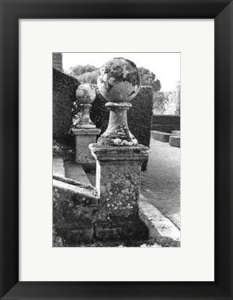 Framed Italian Garden I Print