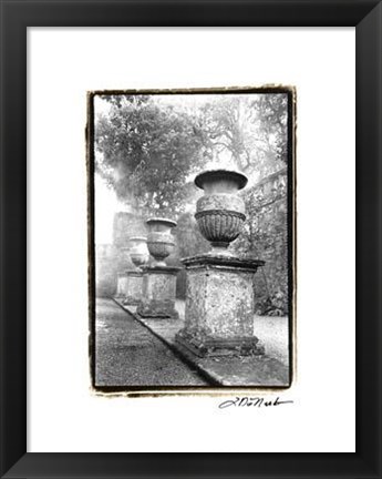 Framed Italian Garden II Print