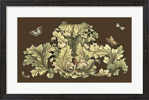 Framed Nature&#39;s Splendor On Chocolate I Print