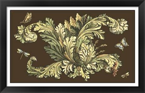 Framed Nature&#39;s Splendor On Chocolate II Print