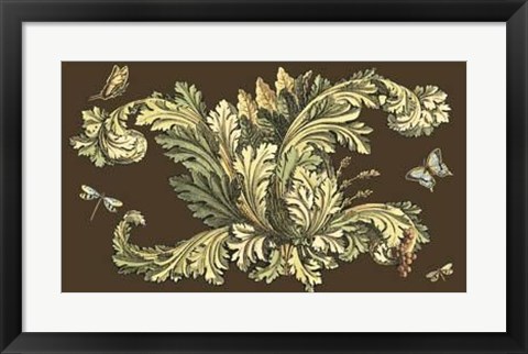 Framed Nature&#39;s Splendor On Chocolate II Print