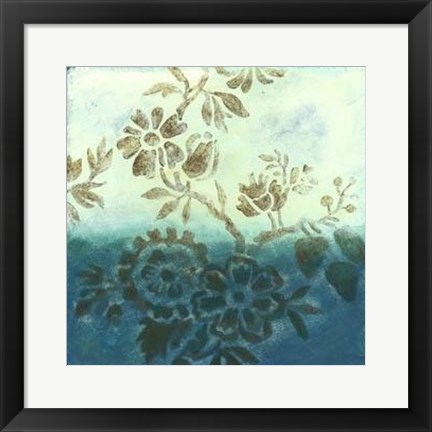 Framed Cerulean Dream I Print