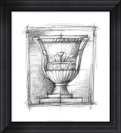 Framed Classical Elements III Print