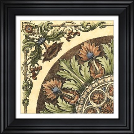 Framed Renaissance Elements I Print