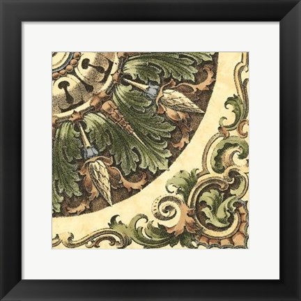 Framed Renaissance Elements IV Print