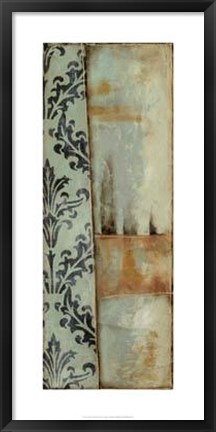 Framed Damask Harmony VI Print