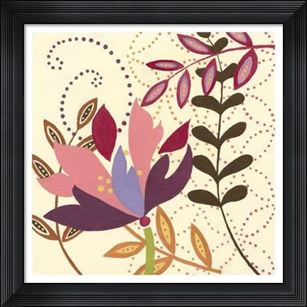 Framed Berry Blossom II Print