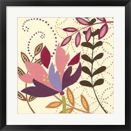 Framed Berry Blossom II Print