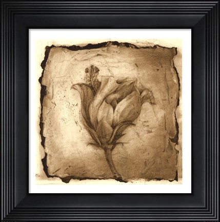 Framed Floral Impression VIII Print