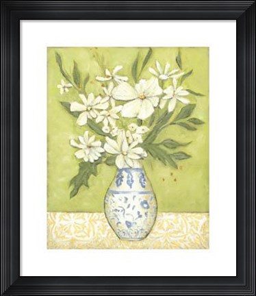 Framed Tara's Flowers II Print