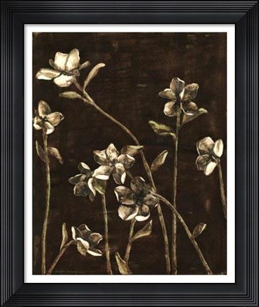 Framed Blossom Nocturne I Print