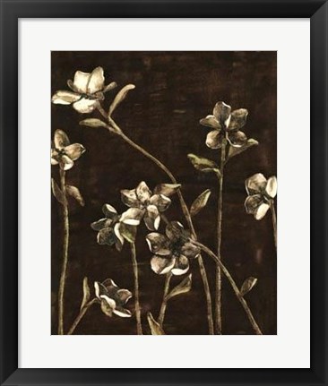 Framed Blossom Nocturne I Print
