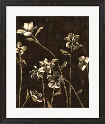 Framed Blossom Nocturne I Print