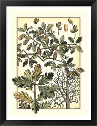 Framed Arts And Crafts Oak Print