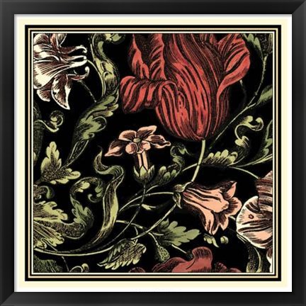 Framed Floral Fancy IV Print