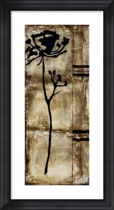 Framed Patina Elegance V Print