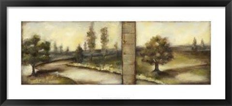 Framed Medium Misty Sunrise I Print