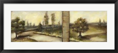 Framed Medium Misty Sunrise I Print