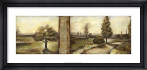 Framed Medium Misty Sunrise II Print