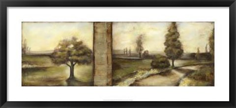 Framed Medium Misty Sunrise II Print