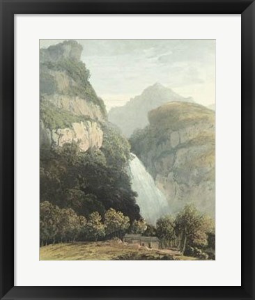 Framed Picturesque English Lake III Print