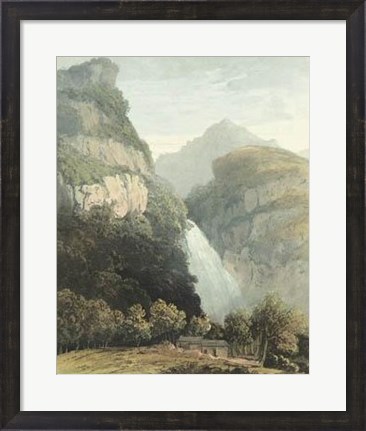 Framed Picturesque English Lake III Print