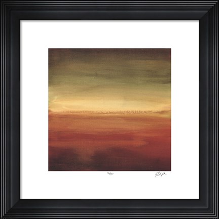 Framed Abstract Horizon II Print