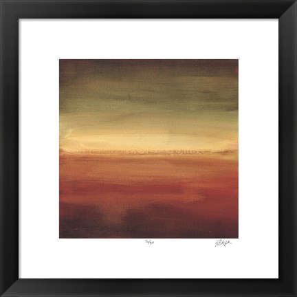 Framed Abstract Horizon II Print