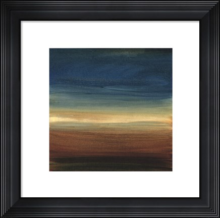 Framed Abstract Horizon IV Print