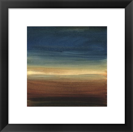 Framed Abstract Horizon IV Print