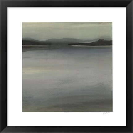 Framed Abstract Horizon V Print