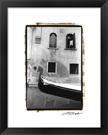 Framed Graceful Gondola Print