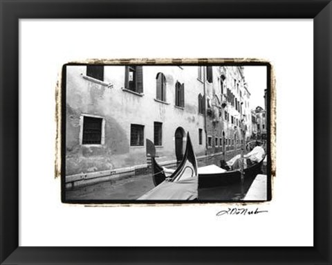 Framed Venetian Waterway Print