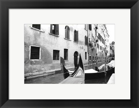 Framed Venetian Waterway Print