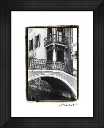 Framed Venetian Bridge Print