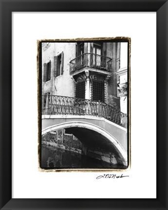 Framed Venetian Bridge Print
