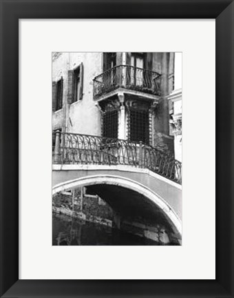 Framed Venetian Bridge Print