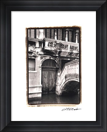 Framed Venetian Doorway Print